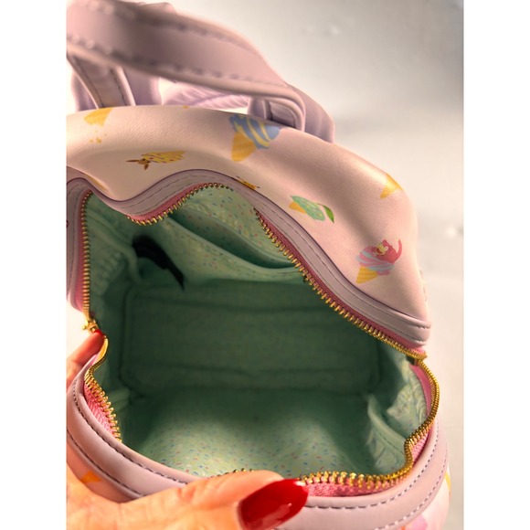 Loungefly Pokemon Ice Cream Acid Wash Mini Backpack Lavender Purple NEW - Picture 14 of 16